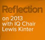 A Chair’s Reflection on 2013