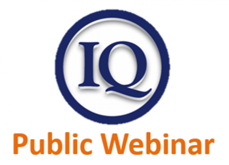 Registration opens for IQ Induction Working Group two-part webinar series in February 2021