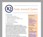 IQ Semi-Annual Member Newsletter Vol. 1, Issue 1 (June 25, 2014)